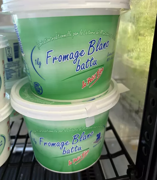 Fromage blanc battu en 1kg